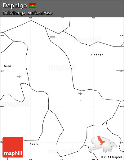 Blank Simple Map of Dapelgo