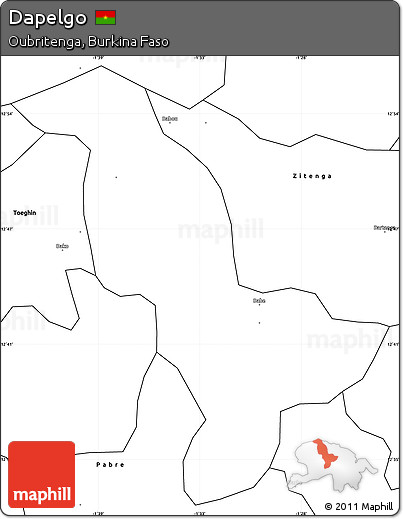 Blank Simple Map of Dapelgo