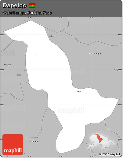 Gray Simple Map of Dapelgo