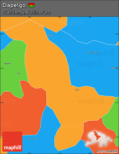 Political Simple Map of Dapelgo