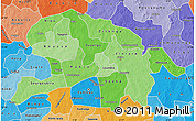 Political Shades Map of Oubritenga