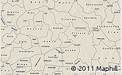 Shaded Relief Map of Oubritenga