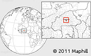 Blank Location Map of Pabre