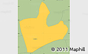 Savanna Style Simple Map of Pabre