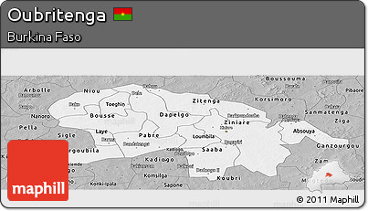 Gray Panoramic Map of Oubritenga
