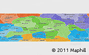 Political Shades Panoramic Map of Oubritenga