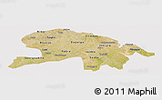 Satellite Panoramic Map of Oubritenga, cropped outside