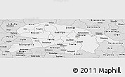 Silver Style Panoramic Map of Oubritenga