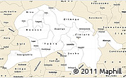 Classic Style Simple Map of Oubritenga