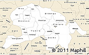 Classic Style Simple Map of Oubritenga