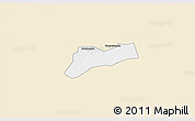 Classic Style 3D Map of Sourgoubila, single color outside