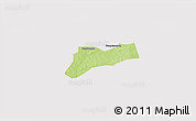 Physical 3D Map of Sourgoubila, cropped outside