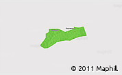 Political 3D Map of Sourgoubila, cropped outside