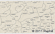 Shaded Relief 3D Map of Sourgoubila