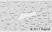 Silver Style 3D Map of Sourgoubila