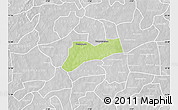 Physical Map of Sourgoubila, lighten, desaturated