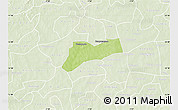 Physical Map of Sourgoubila, lighten