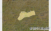 Satellite Map of Sourgoubila, darken
