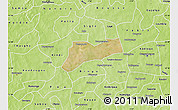 Satellite Map of Sourgoubila, physical outside
