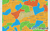 Satellite Map of Sourgoubila, political outside