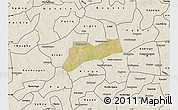 Satellite Map of Sourgoubila, shaded relief outside