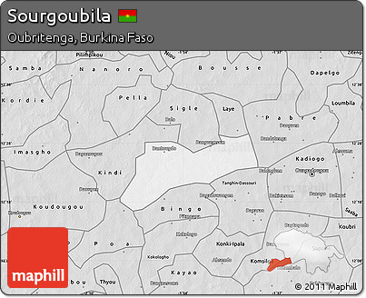 Silver Style Map of Sourgoubila
