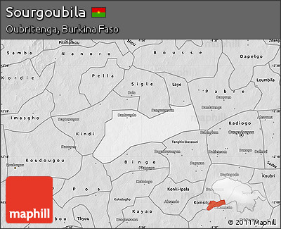 Silver Style Map of Sourgoubila