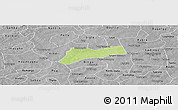 Physical Panoramic Map of Sourgoubila, desaturated