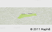 Physical Panoramic Map of Sourgoubila, lighten, semi-desaturated