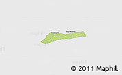 Physical Panoramic Map of Sourgoubila, single color outside