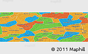 Political Panoramic Map of Sourgoubila