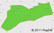 Political Simple Map of Sourgoubila, cropped outside