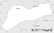 Silver Style Simple Map of Sourgoubila