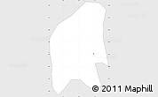 Silver Style Simple Map of Toeghin