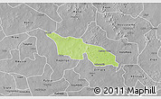 Physical 3D Map of Zitenga, desaturated