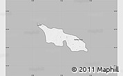Gray Map of Zitenga, single color outside