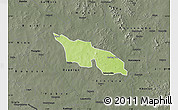 Physical Map of Zitenga, darken, semi-desaturated