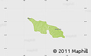 Physical Map of Zitenga, single color outside