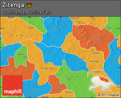 Political Map of Zitenga
