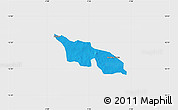 Political Map of Zitenga, single color outside