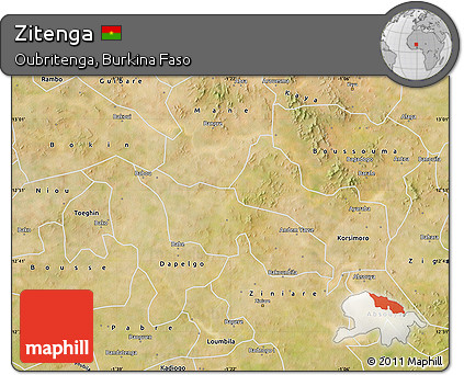 Satellite Map of Zitenga