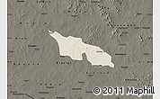 Shaded Relief Map of Zitenga, darken