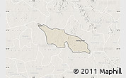 Shaded Relief Map of Zitenga, lighten