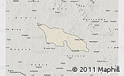 Shaded Relief Map of Zitenga, semi-desaturated
