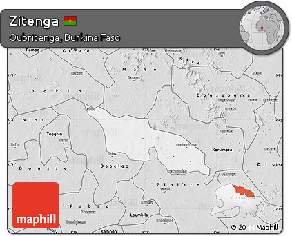 Silver Style Map of Zitenga