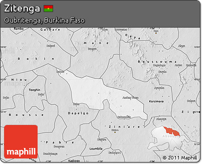 Silver Style Map of Zitenga