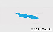 Political Panoramic Map of Zitenga, cropped outside