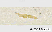 Satellite Panoramic Map of Zitenga, lighten