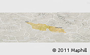 Satellite Panoramic Map of Zitenga, lighten, semi-desaturated
