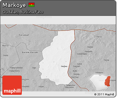 Gray 3D Map of Markoye